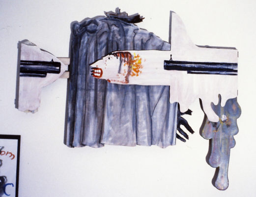 Visage de la guerre, largeur 220 cm, 1981
