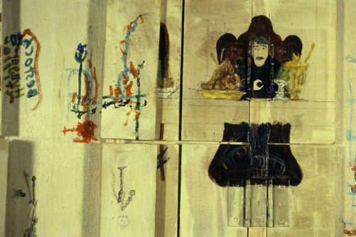 Tablée mondaine, largeur 110 cm, 1987