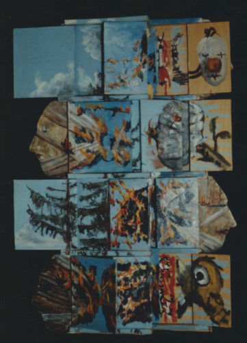 Bûcher de rêves, 80x120 cm, 1982, propriété privée