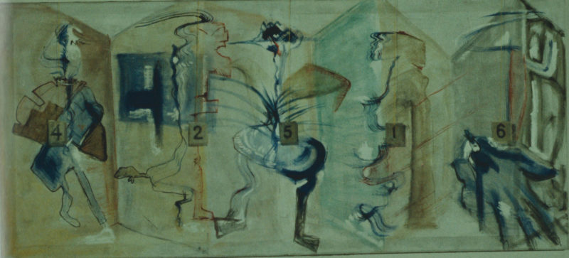 Danses impuissantes », largeur 140 cm, 1984