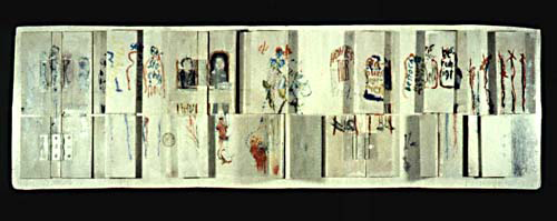 Tablée mondaine, largeur 110 cm, 1987