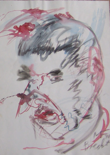 Brecht », 64x48 cm, 1991